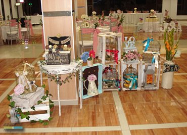 decoracion tematica vintage para bodas 