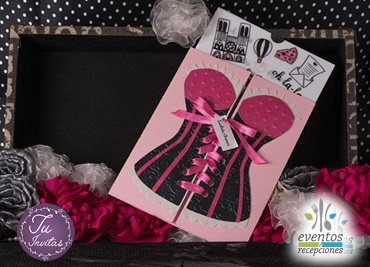 tarjeta de invitacion victoria secret